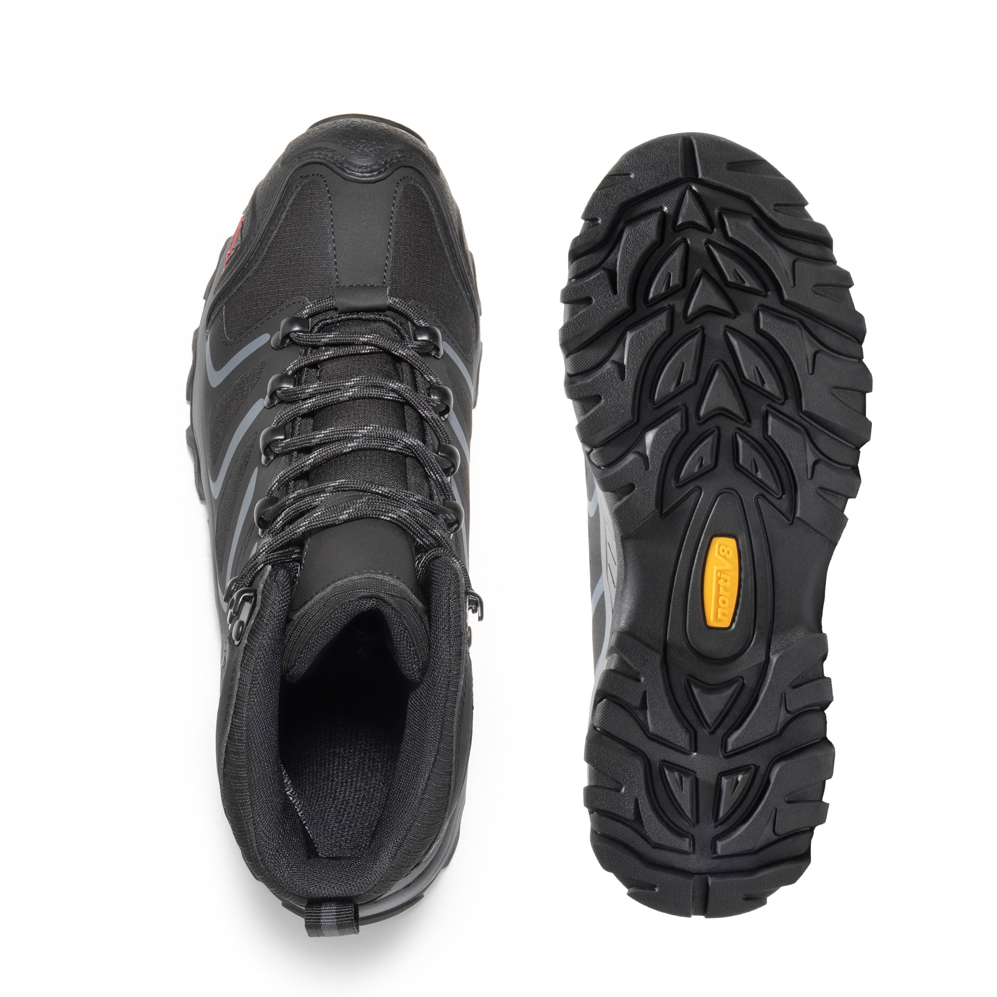 BURUDANI Mens Waterproof Hiking Boots Backpacking Lightweight Outdoor Work Boots