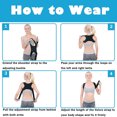 thumbnail image 6 of WZCPCV Posture Corrector Brace For Women Men,Back Brace for Posture for Women and Men with Adjustable Shoulder Braces and Cushion Pads,Corrects Hunching&Bad Posture&Shoulder Neck Pain, 6 of 11