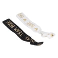 thumbnail image 4 of Bride Hair Ties, Fine Workmanship Portability Hair Ties  For Bachelor Party Decoration For Wedding Decoration Black White HM2242301, 4 of 8