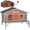 Gray( with Electric Liner), variant on Aivituvin Outdoor Cat House Weatherproof with 3 Entry Doors, Elevated Base & PVC Curtain, Indoor/Outdoor Kitty Shelter for Small-Medium Pets