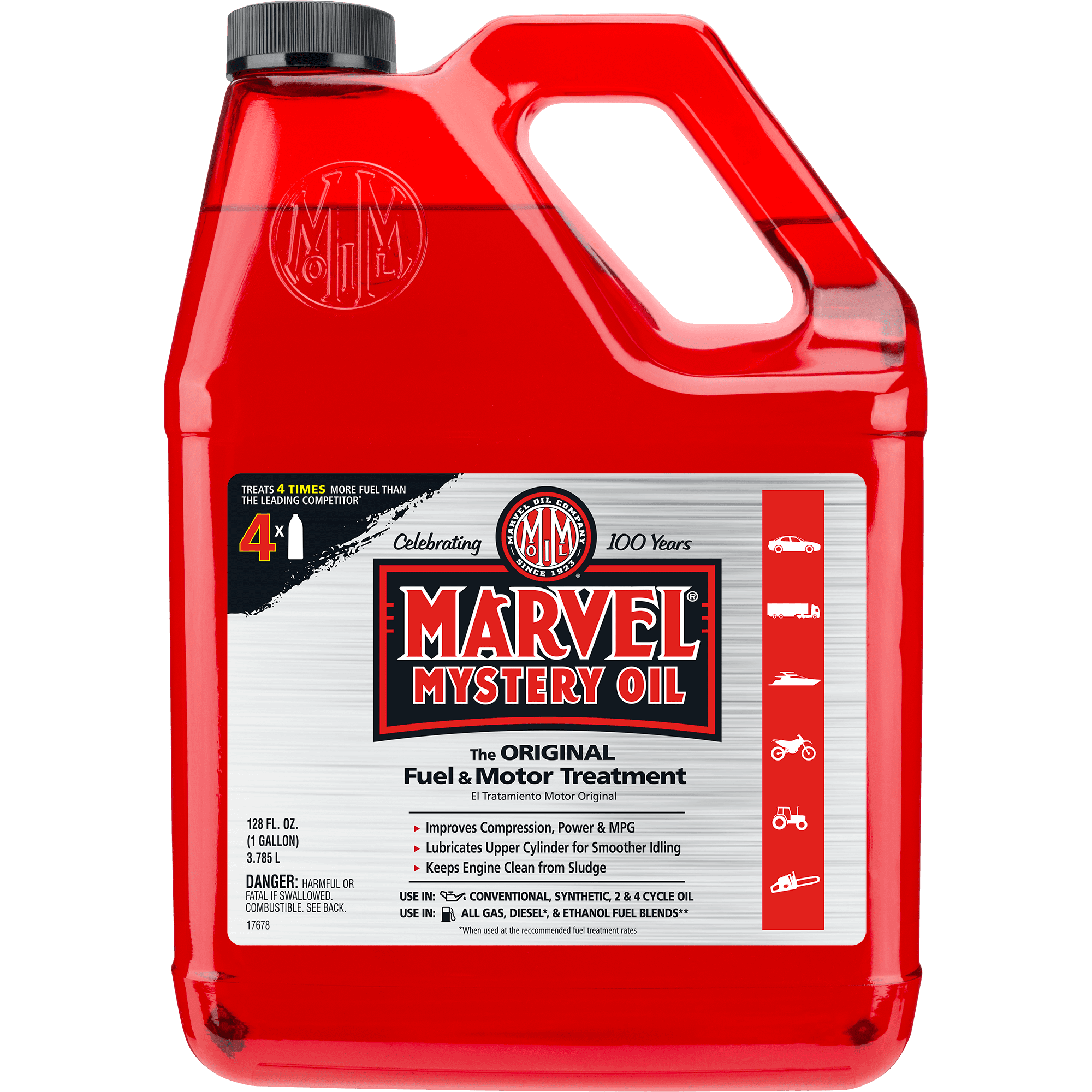 (2 pack) Marvel Mystery Oil - Oil Enhancer and Fuel Treatment, 1 Gallon