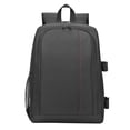 thumbnail image 1 of Mochila acolchada para fotografía Digital DSLR, resistente al agua, con cubierta para lluvia, bolsa suave para cámara portátil, estuche para vídeo de 15,6 pulgadas, 1 of 4