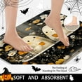 thumbnail image 5 of Halloween Bathroom Set with Shower Curtain sets and Rugs Accessories, Cute Gnomes Bat Horror Shower Curtain Witch Scary Bathroom Decor 4 Pcs, 5 of 8
