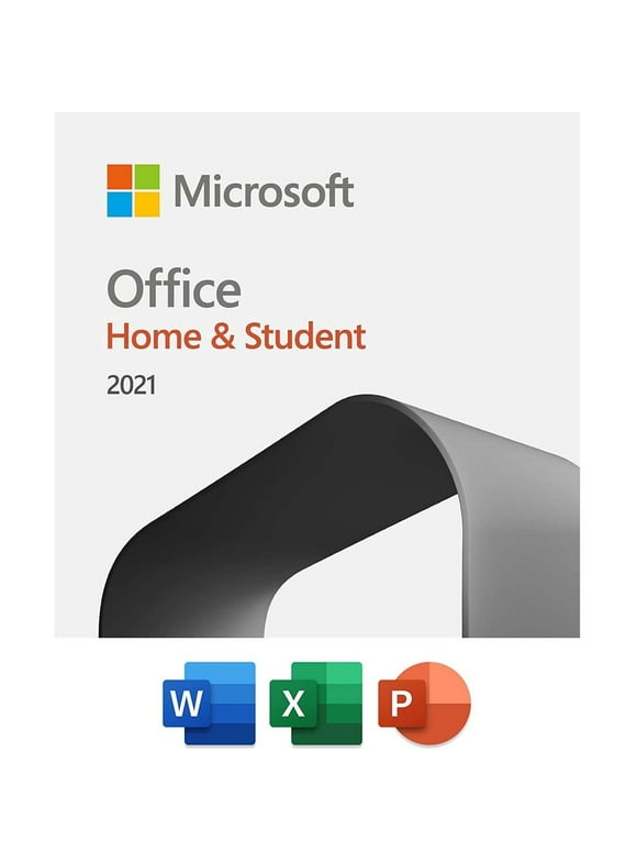 Microsoft Office Home & Student 2021, One-time purchase for 1 PC or Mac, (Download), (889842822618)