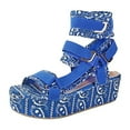 thumbnail image 2 of Sandalias de mujer con plataforma de boca de pescado de color europeo y americano de verano Wmkox8yii  shjk952, 2 of 2