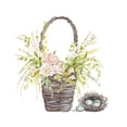 thumbnail image 3 of Pinto, Patricia 15x18 Black Modern Framed Museum Art Print Titled - Spring Flower Basket, 3 of 5