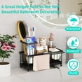 thumbnail image 3 of Godboat Sponge Holder for Kitchen Sink - Kitchen Sink Organizer with Brush Holder, Kitchen Sink Caddy with Auto-Drain, 360° Swivel Spout, Cool Kitchen Gadgets for Home, 3 of 10