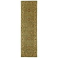 thumbnail image 2 of SAFAVIEH Antiquity Clematis Traditional Floral Wool Runner Rug, Green/Gold, 2'3" x 8', 2 of 6