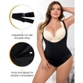 thumbnail image 3 of USEASY Plus Size Shapewear Bodysuits for Women Tummy Control Open Bust Body Shaper Bodysuit, 3 of 6