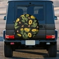 thumbnail image 5 of Kll Bees And Sunflowers Tire Cover,Universal Wheel Tire Cover For Trailer, Rv, Suv, Truck,Camper And Many Vehicle,(14 Inch), 5 of 8