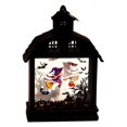 thumbnail image 3 of LED Halloween Decorative Candle Oil Lamp Handheld Creative Retro Pumpkin Lamp Decoration (Scarecrow), 3 of 7