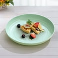 thumbnail image 6 of Wheat Straw Plates Lightweight Unbreakable Dinner Dishes Plates Set Dishwasher & Microwave Safe 8.9in, 6 of 6