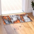thumbnail image 3 of Masada Rugs Modern Contemporary Mat Area Rug, Orange Grey Black (2 Feet X 3 Feet) Mat, 3 of 7