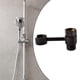thumbnail image 3 of Soporte de ducha ajustable con rotación de 360 degree y abrazadera para cabezal de ducha. Negro, 3 of 9