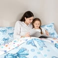 thumbnail image 5 of Manfei Kids Children Cartoon Bow-Tie 3 Pieces Queen Comforter Set,Polka Dots Ultra Soft Bedding Sets,Dreamy Princess Bedding Comforter Set Breathable,Breathable Home Decor,Reversible, 5 of 8