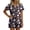 Black, variant on Womens Halloween Pajamas Seasonal Nightwear Short Sleeve Sleepwear Set Top with Shorts Cozy Loungewear Pajamas for Women Set Black XXL