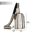 thumbnail image 2 of FORMRS Womens Crossbody Sling Bag Travel Daypack Shoulder Chest Backpack, Brown Abstract Stripes, 2 of 7