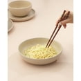 thumbnail image 3 of JoyJolt Mesa 4pc Stoneware Pasta Bowl set, 40oz - Beige, 3 of 7