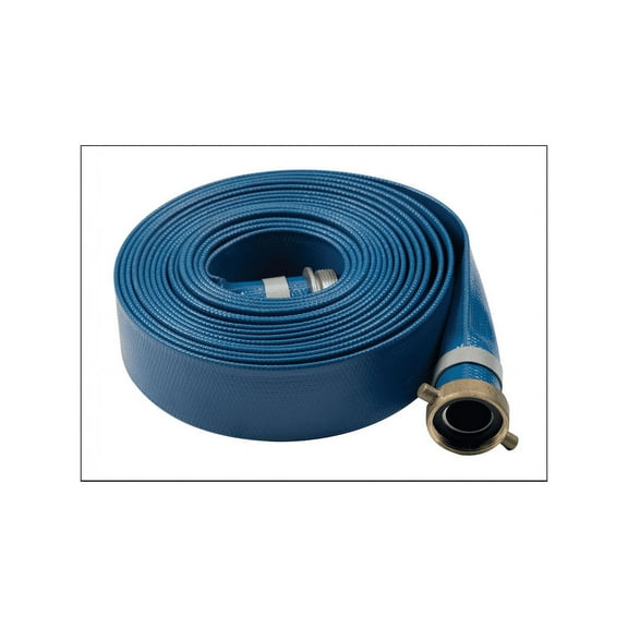 Abbott Rubber PVC Discharge Hose Assembly 50 L ft. x 1-1/2 Dia. in.