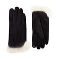 thumbnail image 2 of Winter Gloves for Women, Touch Screen Cold Weather Thermal Warm Windproof Gloves, Soft Thick Fleece Lining Glove Black One Size, 2 of 3