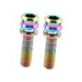 thumbnail image 3 of LOVIVER 2 Pièces Tige de Guidon de Vélo Vis Titane M6 Pièce de Rechange Accessoire M6 19, 3 of 8