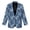 Blue Coral Fish Ocean, variant on Xoenoiee Green Hibiscus Tropical Palm Leaf Pattern Women's Blazer Jacket Notched Lapel Button Long Sleeve Oversized Business Casual Suit Jacket Fully Lined Dressy Office Work Outerwear, 2XL