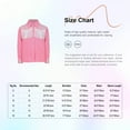 thumbnail image 7 of Kaerm Girls Cowgirl Button-Down Shirt Shiny Sequins Long Sleeves Fringe Lapel Tops Pink 14, 7 of 7