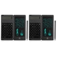 thumbnail image 1 of 2X Calculator Notepad 6 Inch LCD Writing Tablet Digital Drawing Pad with Stylus Pen Erase Button Lock Function Black, 1 of 9