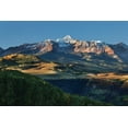 thumbnail image 2 of Malvin, Larry 18x13 Gold Ornate Wood Framed with Double Matting Museum Art Print Titled - Wilson Peak Rolling Hills, 2 of 4