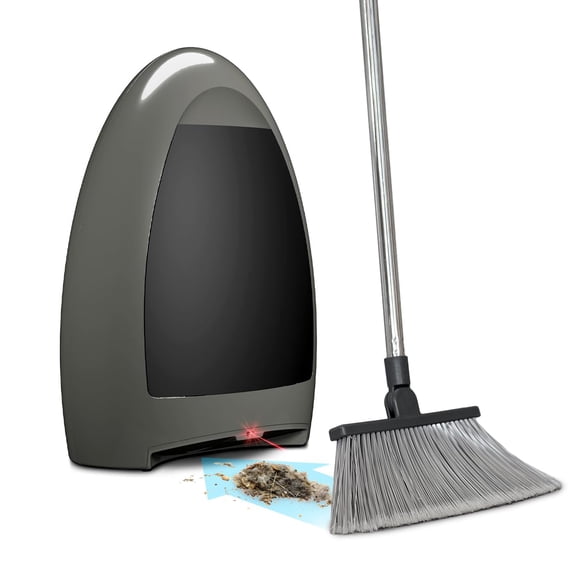 EyeVac Home Touchless Vacuum, Dual High Efficiency Filtration, Corded, Bagless, Automatic Sensors, 1000 Watt (Stone w/Black Canister)