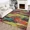 Colorful, variant on Hasoo Tie Dye Area Rug, 4' x 6', Colorful Floor Carpet for Indoor Living Dining Room and Bedroom Area
