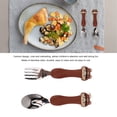 thumbnail image 3 of <p>Baby Fork Spoon, Lightweight  Edges Wear Easy To Operate Training Tableware  For Children</p>, 3 of 7