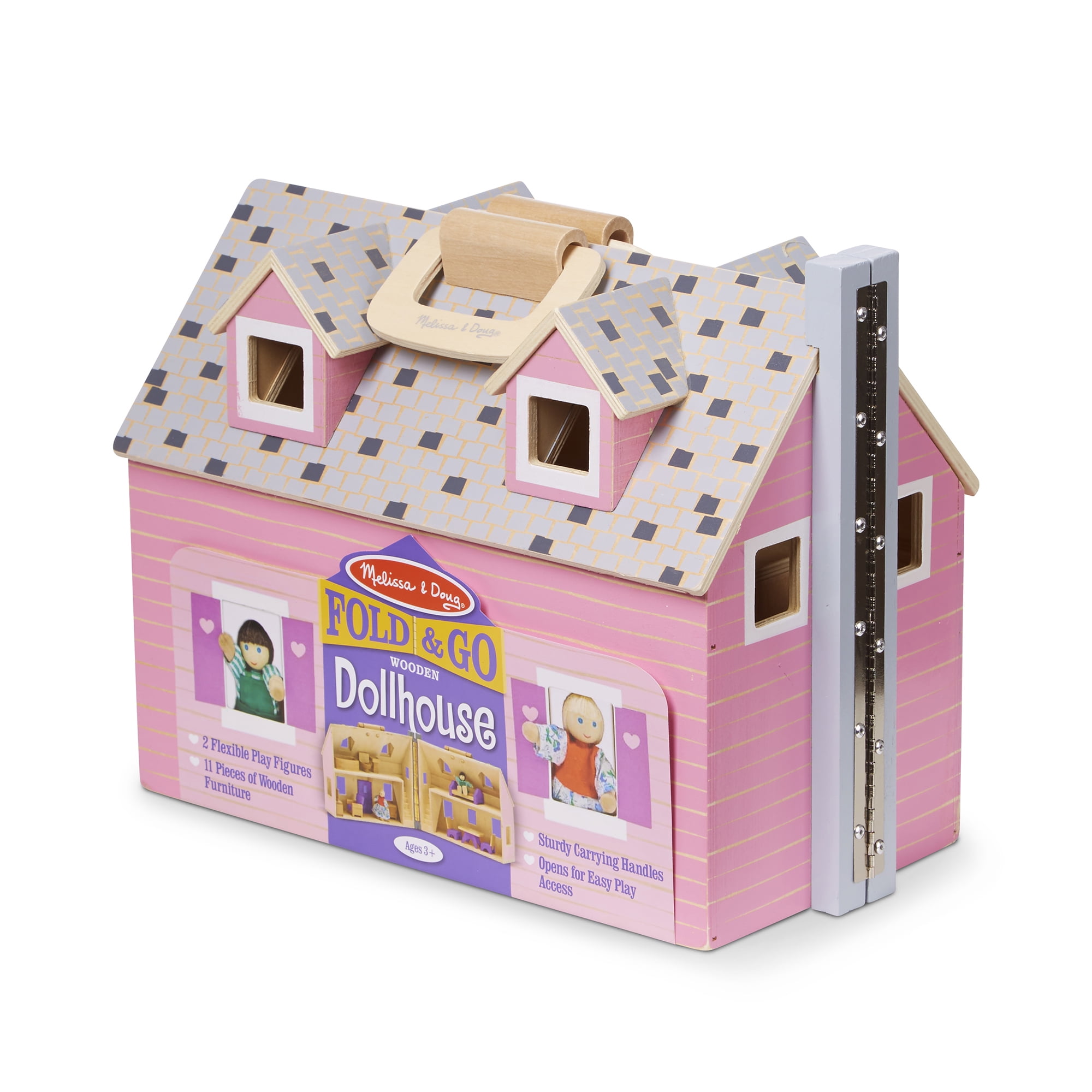 Melissa & Doug Fold & Go Mini Dollhouse
