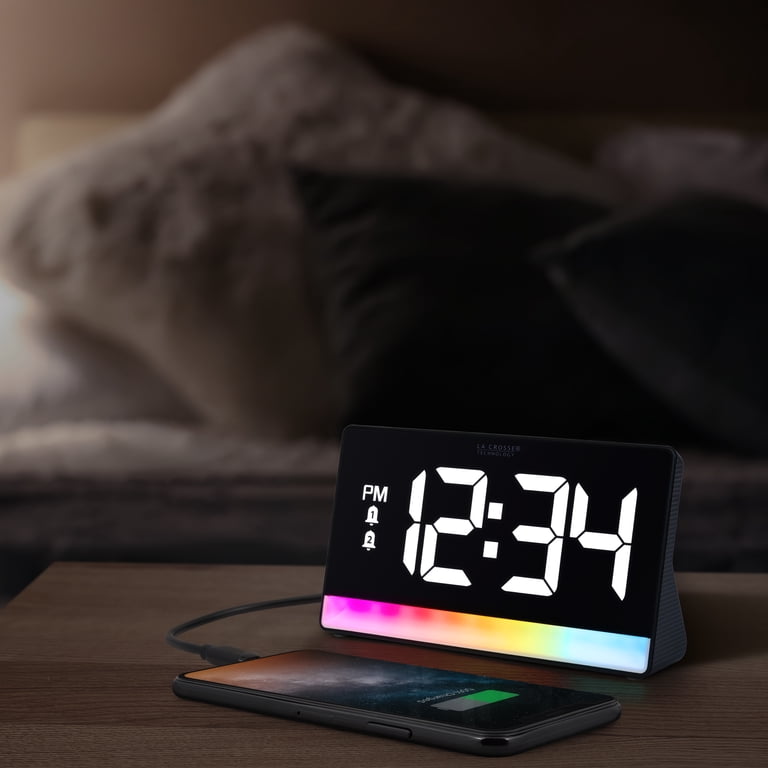 La Crosse Technology Digital Color Changing Alarm Clock photo 6