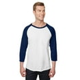 thumbnail image 1 of Jerzees Unisex Premium Blend Ring-Spun 3/4 Sleeve Raglan T-Shirt, 1 of 3