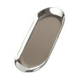 thumbnail image 2 of Bandeja de forma ovalada Inteprter de Acero inoxidable dorado, 2 of 6