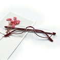 thumbnail image 3 of Men Vintage Reading Glasses Women Spring Hinge Presbyopic glasses Half Moon Readers, 3 of 3