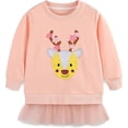 thumbnail image 1 of Sudadera con capucha para niñas, linda sudadera con cuello redondo estampada para niños, 1 of 1