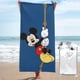thumbnail image 1 of Toalla de playa de Mickey Mouse, suave, de secado rápido, resistente a la arena, para piscina, yoga, gimnasio, camping, toallas de baño ligeras, regalo para niños, niñas, niños y adultos, 27,5 x 55, 1 of 1
