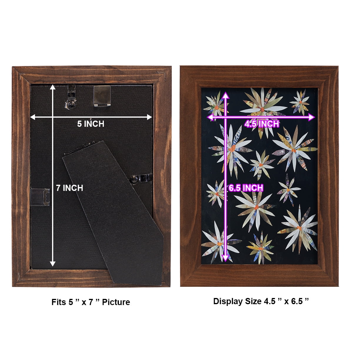 Starburst Too I - Framed Print w/glass - Chestnut