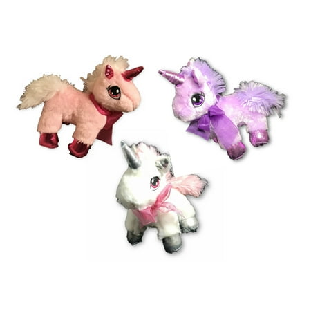 DanDee Posh White Unicorn Plush Toy Easter Stuffed Animal