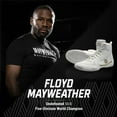 thumbnail image 2 of Hayabusa Mayweather Champ Boxing Shoes for Men & Women - White/Gold, 4, 2 of 8