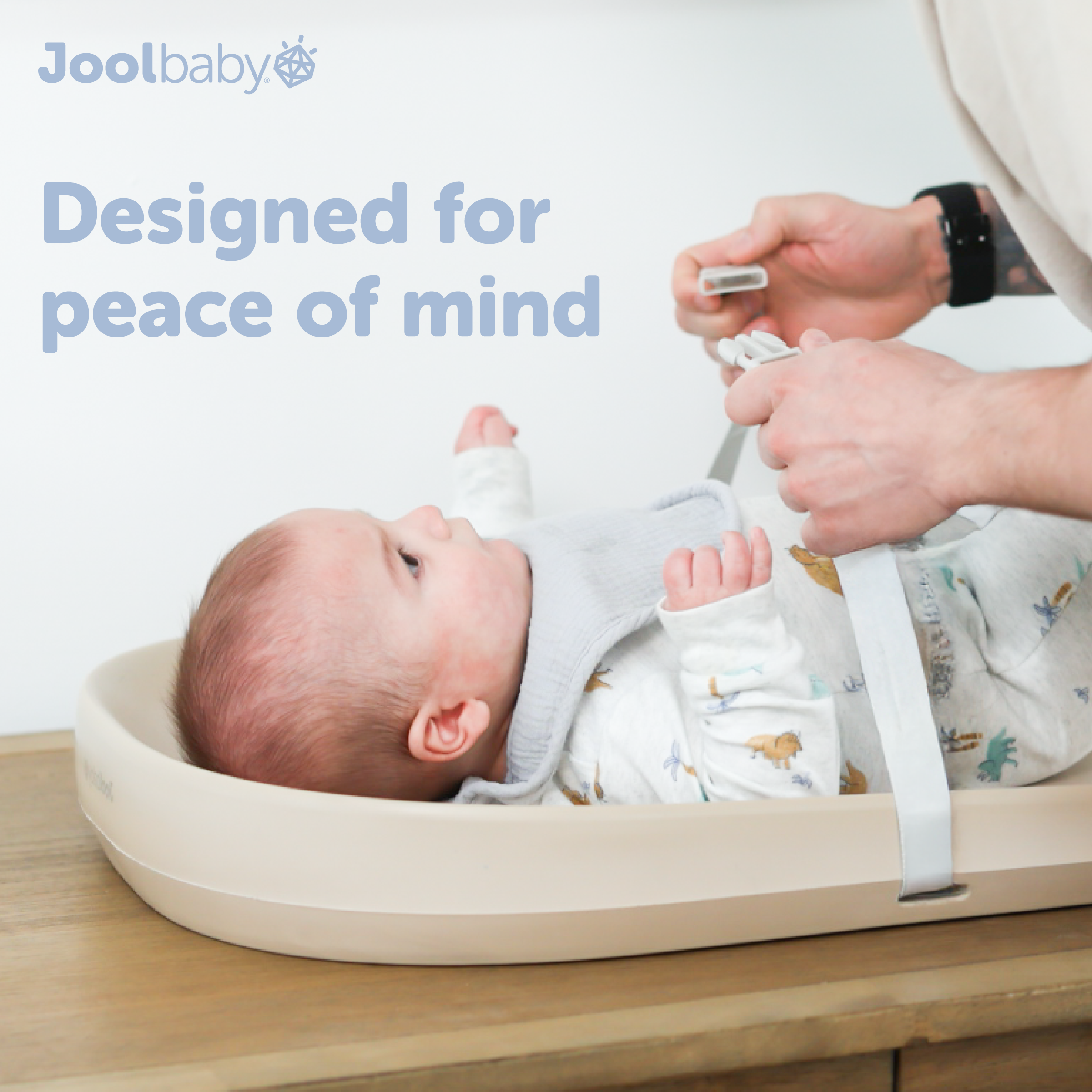 Jool Baby Portable Waterproof Changing Pad, Oatmeal photo 7