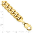 thumbnail image 3 of Primal Gold 14 Karat Yellow Gold 11mm Semi-Solid Miami Cuban Chain Bracelet, 3 of 4
