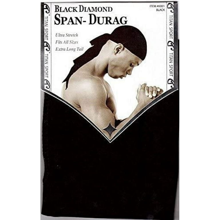 Titan Satin Durag Black