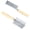 A+B, variant on 2-Pack Pet Grooming Comb, Wooden Handle Stainless Steel Tooth Comb for Long Hair Dogs & Cats, Loosens & Removes Mats Tangles Knots Debris