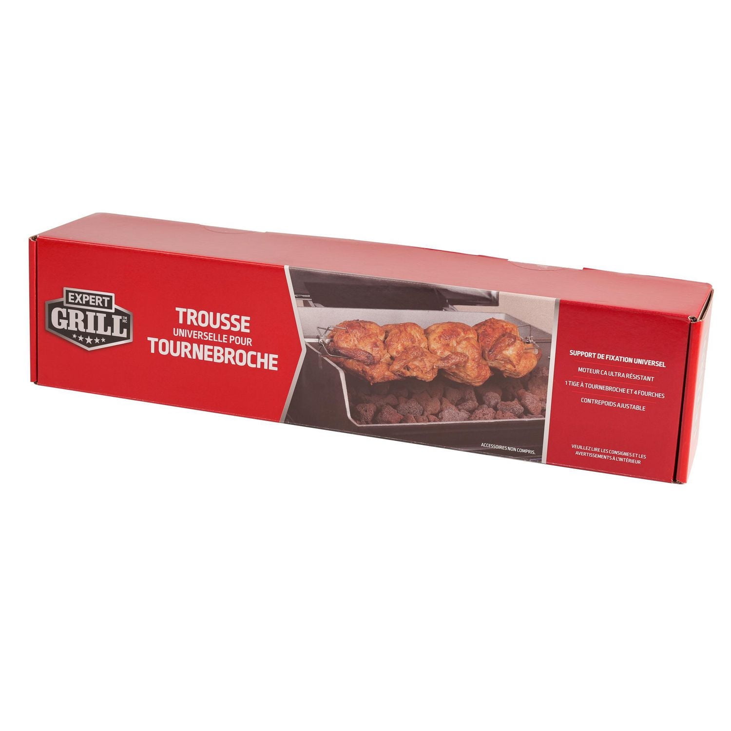 Kit de broche rotisserie universel Expert Grill