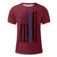 thumbnail image 4 of Camisetas de Manga Larga para Hombres Imprimir Casual Cuello Redondo Camiseta de Manga Corta, Camisetas de Manga Larga para Hombres Algodón, 4 of 4