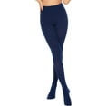 thumbnail image 4 of HSHDLDF Women's 80 Denier Tights Soft Opaque Solid Color Footed Pantyhose, 4 of 7