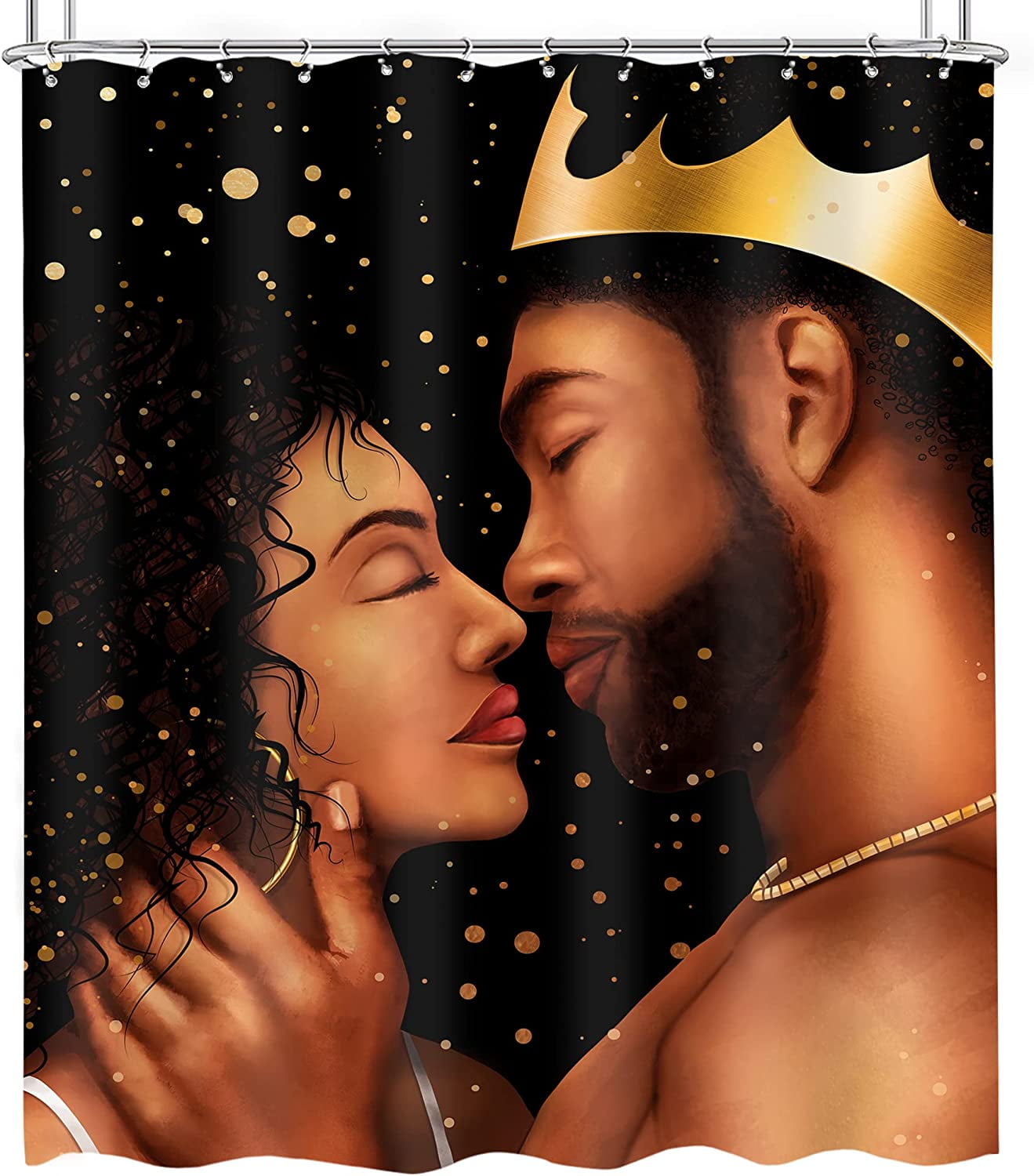 Beautiful African Themed African Men Black King Shower Curtain Bathroo –  BigProStore